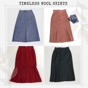 Timeless Vintage Wool Skirts