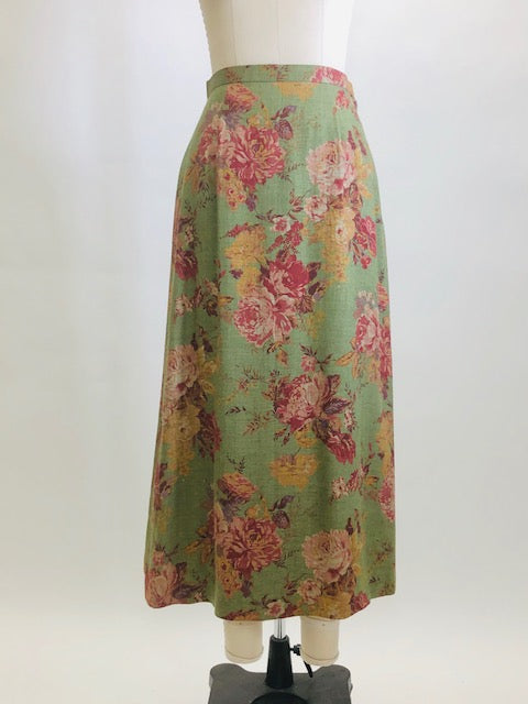 Vintage English Rose Garden Skirt