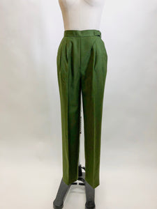 Vintage Green Wool Pants / Midge Pants / The Marvelous Mrs. Maisel Style