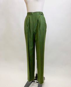 Vintage Green Wool Pants / Midge Pants / The Marvelous Mrs. Maisel Style