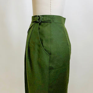 Vintage Green Wool Pants / Midge Pants / The Marvelous Mrs. Maisel Style