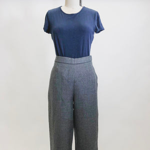 Vintage Gray Lined Wool Pants