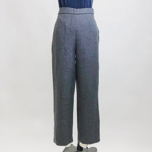 Vintage Gray Lined Wool Pants