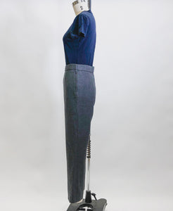 Vintage Gray Lined Wool Pants