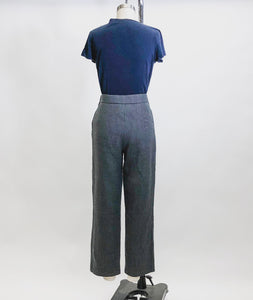 Vintage Gray Lined Wool Pants