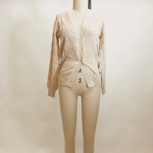 Vintage Light Golden Cardigan