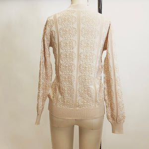 Vintage Light Golden Cardigan