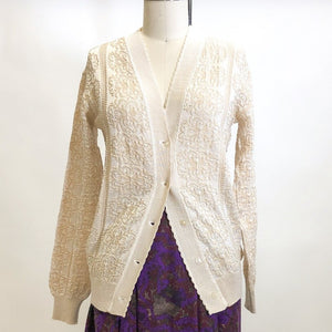 Vintage Light Golden Cardigan