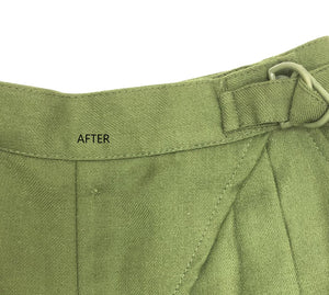 Vintage Green Wool Pants / Midge Pants / The Marvelous Mrs. Maisel Style