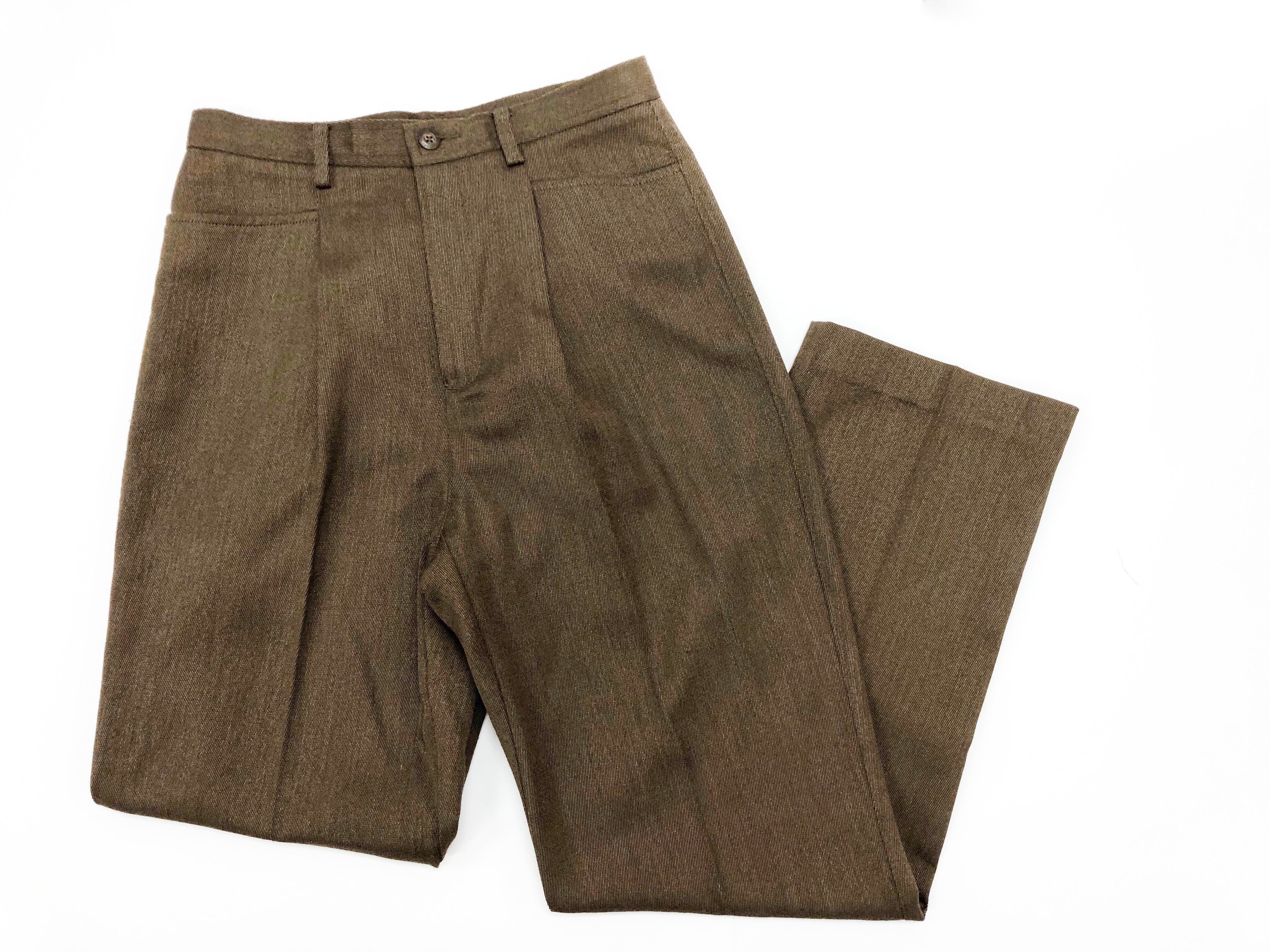 Vintage Brown Minimalist Pants